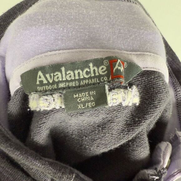 Avalanche Purple Snap Neck Pullover Sweatshirt - Women’s XL - Picture 7 of 9